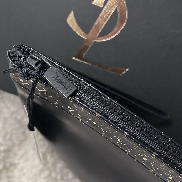 Yves Saint Laurent Beaute Flat Cosmetic Pouch - Picture 3 of 9